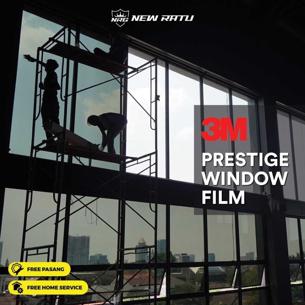 Kaca Film 3M Prestige 40 / 70 khusus untuk gedung / rumah / kantor IRR 90%
