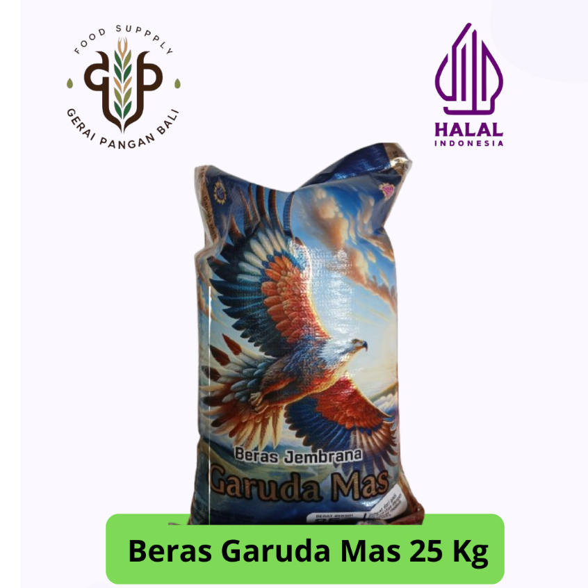 Beras Garuda Mas 25 kg - Pulen