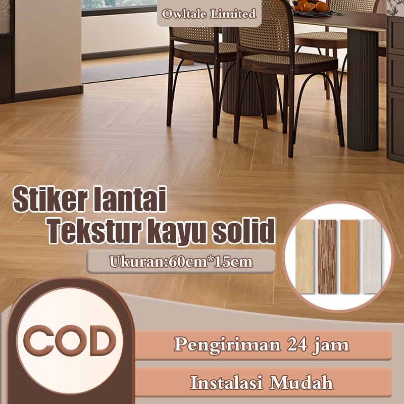 60*15 Foam Vinyl Sticker/Plafon PVC/ Vinyl Floor/ Wallpaper stiker lantai kayu/Stiker Lantai Vinyl M