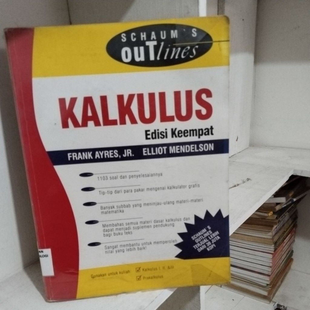 Buku Bekas Original Kalkulus Edisi Keempat Schaum