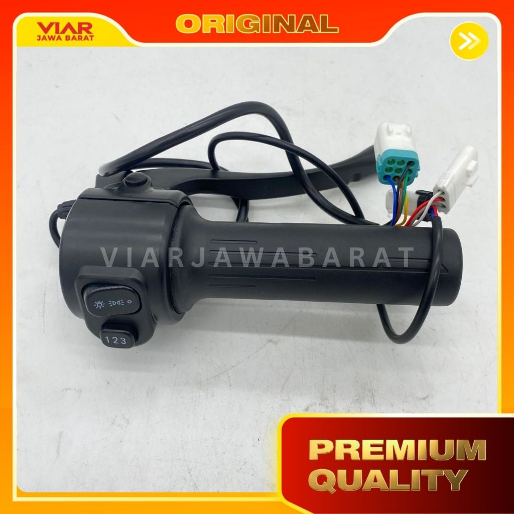 GRIP GAS SEPEDA LISTRIK UWINFLY M70 - SELIS182 - ORIGINAL 100% - SPAREPART SEPEDA LISTRIK