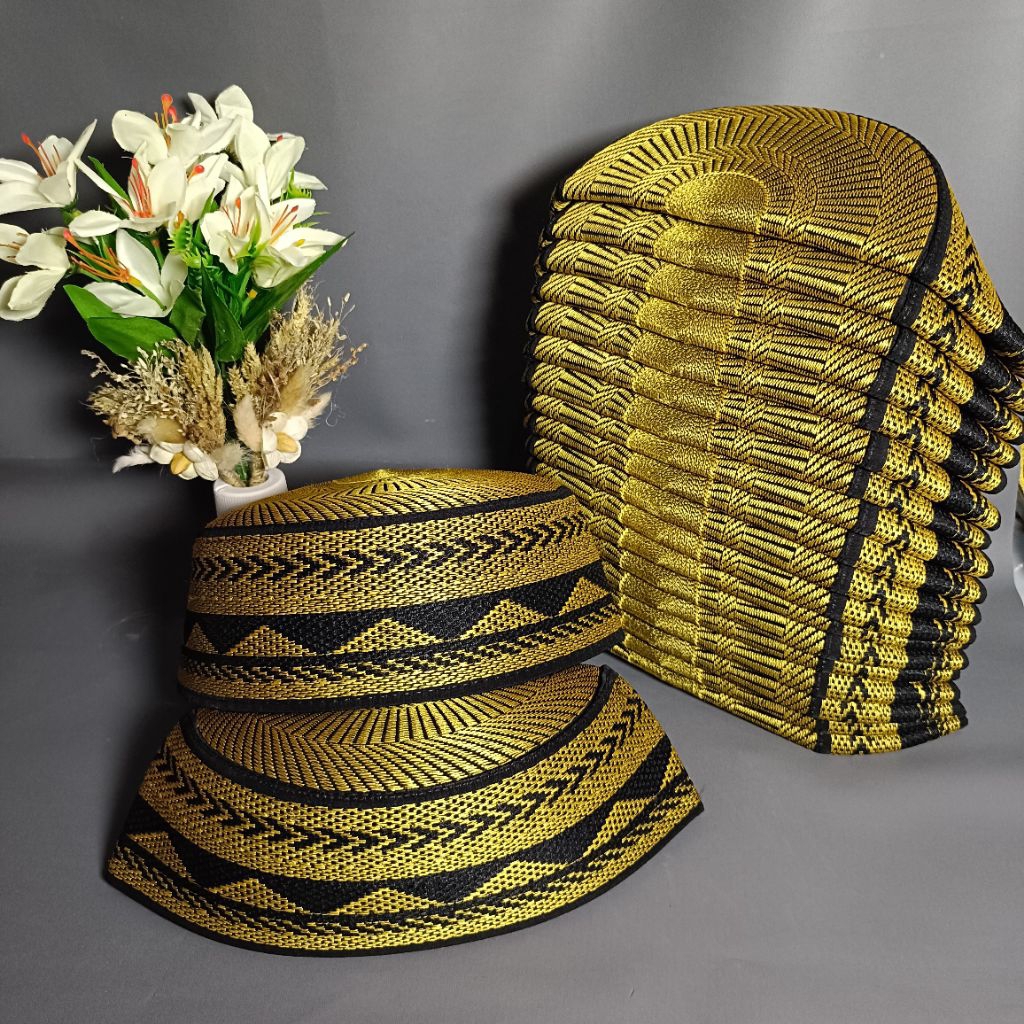 PECI KOPIAH SONGKOK BUGIS BONE RECCA MOTIF GUNUNG RANTAI TERBARU KUALITAS SUPER PREMIUM HARGA STENGA