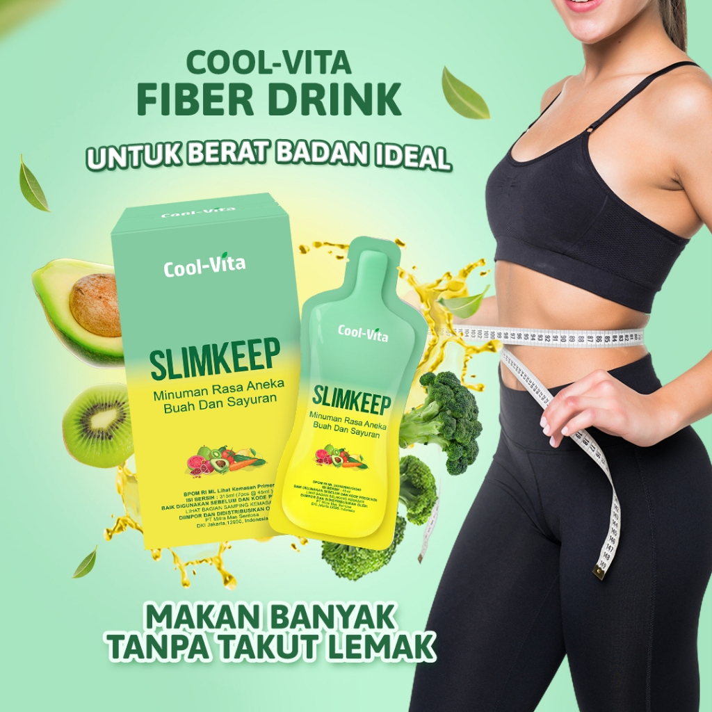 Coolvita SLIMKEEP Fiber Detox Drink RTD [7pouch]