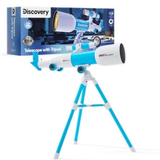 Discovery Mindblown Toy Telescope with Tripod