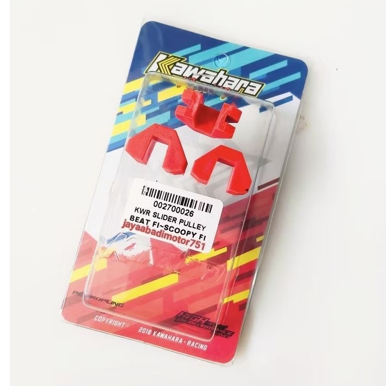 slider pulley rumah roller kawahara beat fi ESP/Scoopy fi esp plastik karet rumah roller