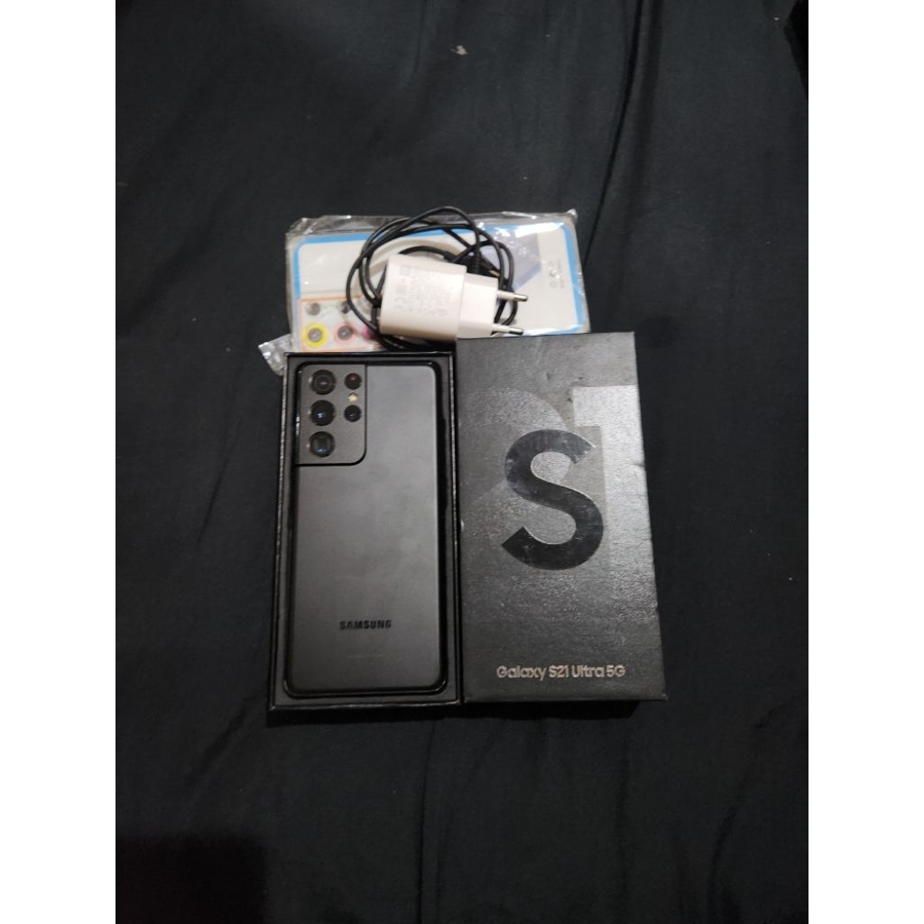 Jual hp bekas samsung S21 ULTRA 16/512 5g  istimewa feee ADAPTOR n case