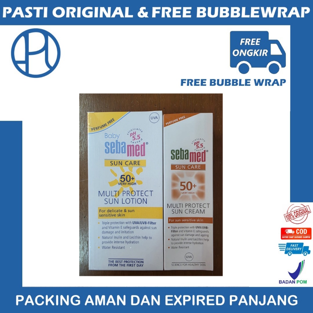 SEBAMED SUN CARE SPF50+ MULTI PROTECT SUN CREAM LOTION