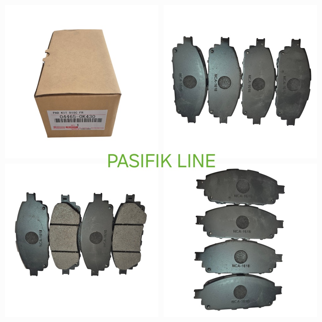 KAMPAS REM DEPAN BRAKE PAD INNOVA REBORN (04465-0K430)