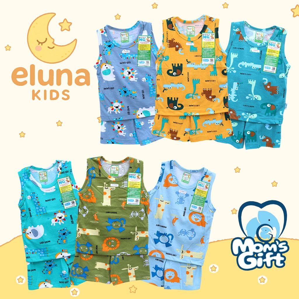Moms Gift Setelan Anak Kutung 0-4 Tahun Katun Lembut Setelan Moms gift Mom's gift Baju Celana harian