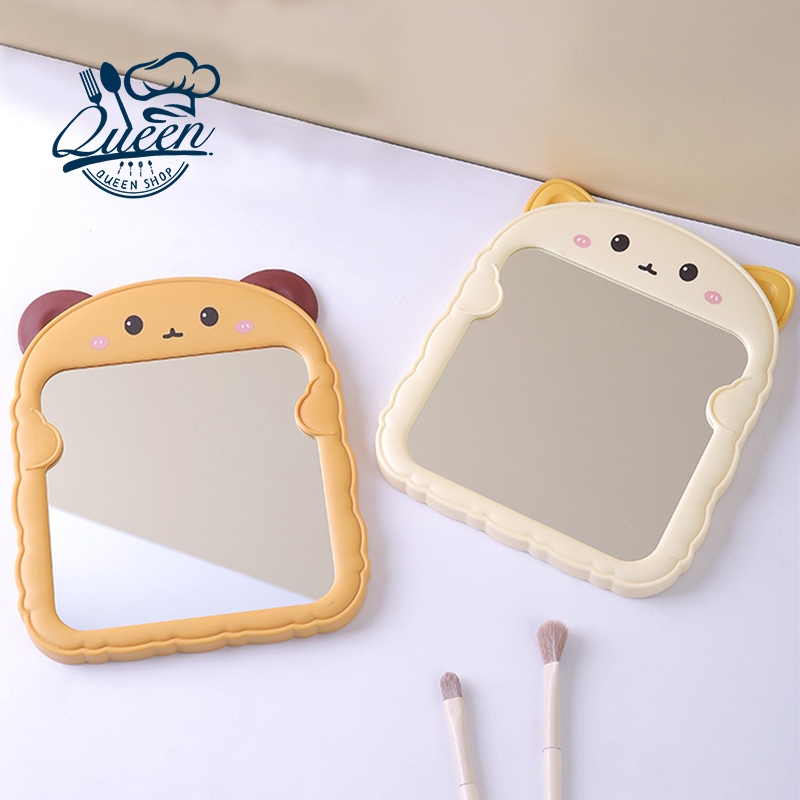 Cermin Mini Aesthetic / Kaca Rias Make Up / Cermin Lipat Portable / Make Up Mirror Motif Kucing / Ce