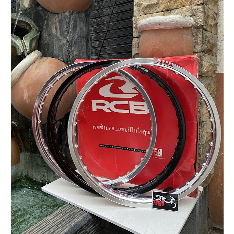 Velg Jari RCB Ukuran 160-21 Hole 36 Crom/Black/Silver Universal Original RCB