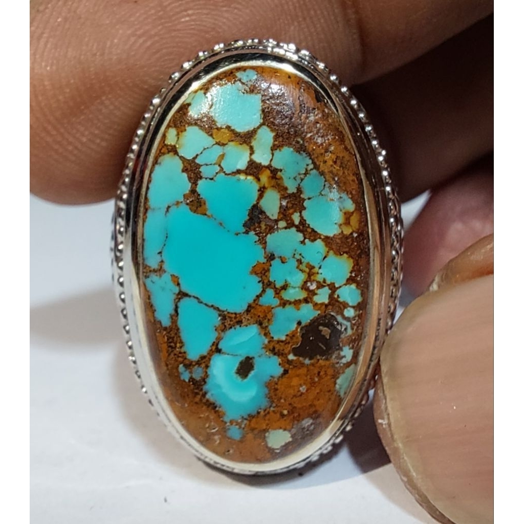 PIRUS PERSIA BIRU LAUT GRADASI EST DIM 24x13,5x7 RING 8