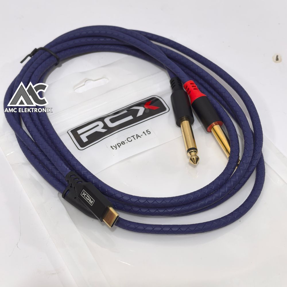 JACK AUDIO HP TO MIXSER RCX CTA-15 JACK HP TIPE C TO DUAL AKAI MONO