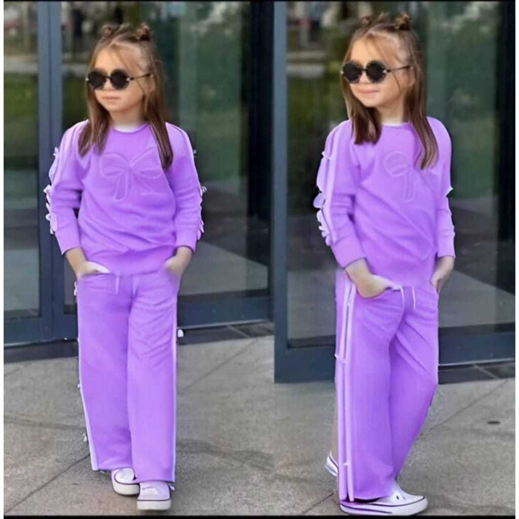 stelan anak perempuan kekinian one set cargo anak perempuan stelan anak perempuan viral set anak car