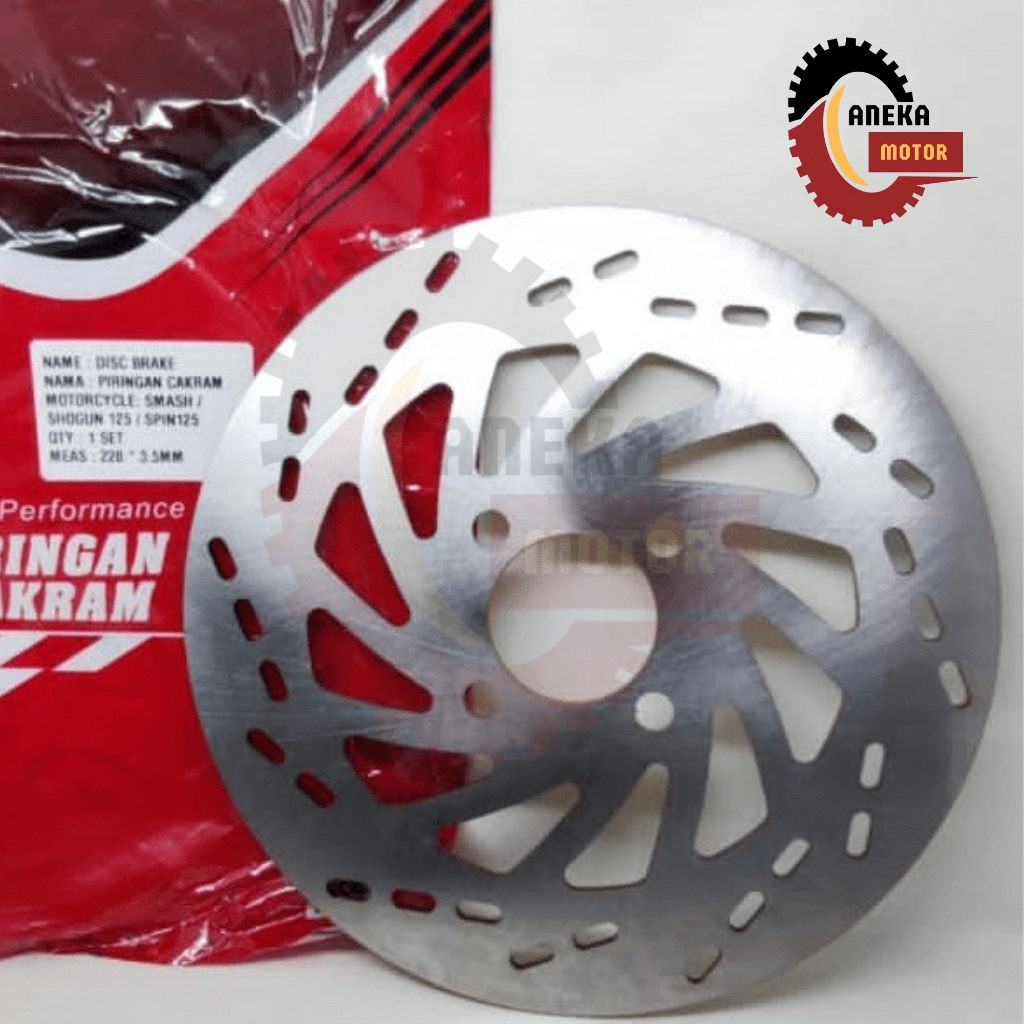 Piringan Disc / Cakram / Brake Disc SUZUKI SMASH / SHOGUN 125 / SPIN 125 ORI IMB (Uk. 220 * 3.5mm)