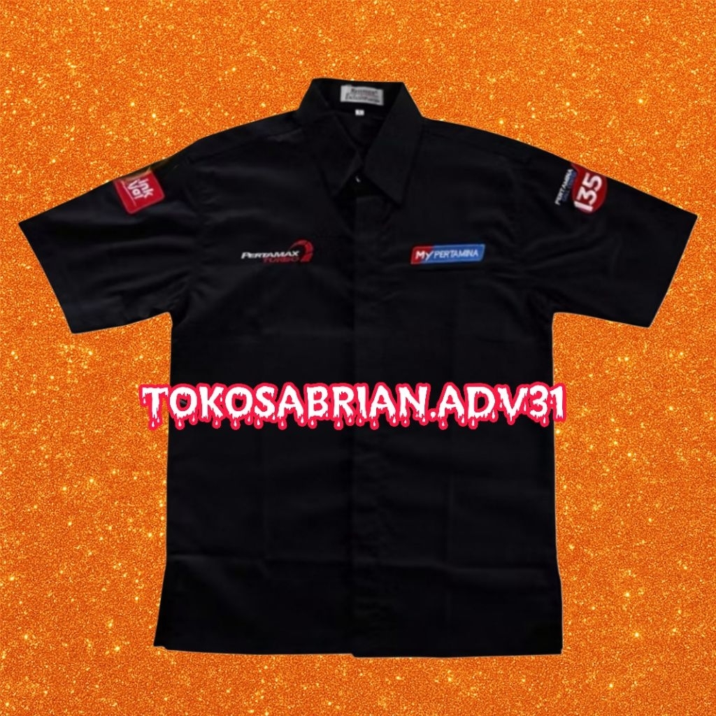 kemeja Pertamax Turbo Baju Pertamax Pertamina