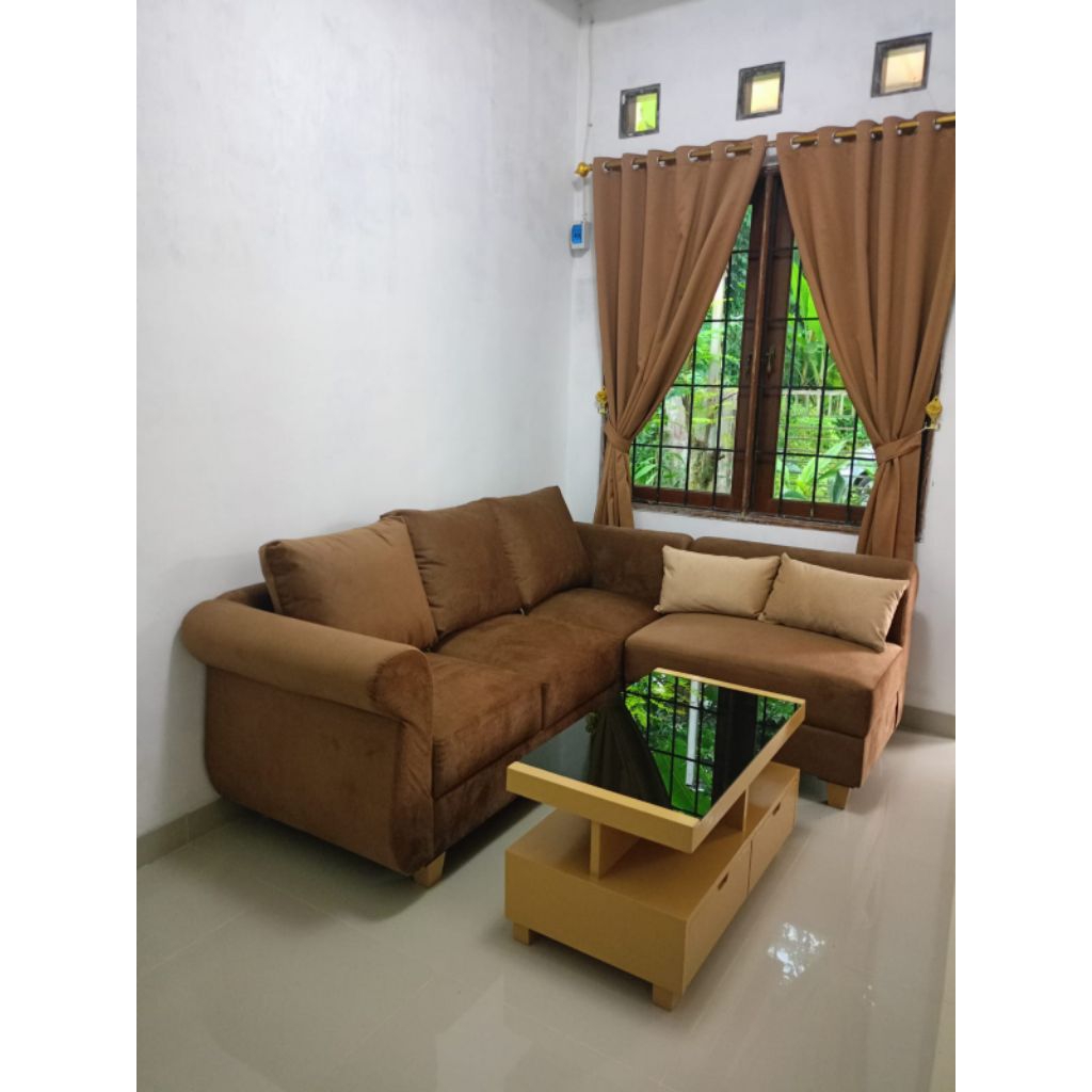 Set sofa minimalis + meja