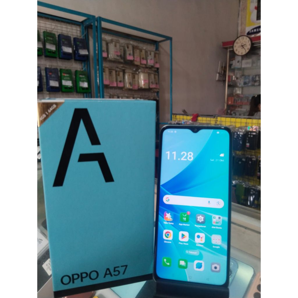 HP SECOND MURAH BERGARANSI OPPO A57 RAM 4+1/64 KOTAK
