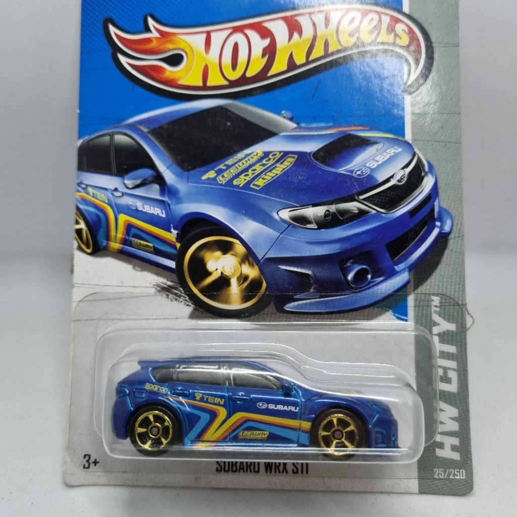 Diecast Mobil Hotwheels 1:64 SUBARU WRX STI
