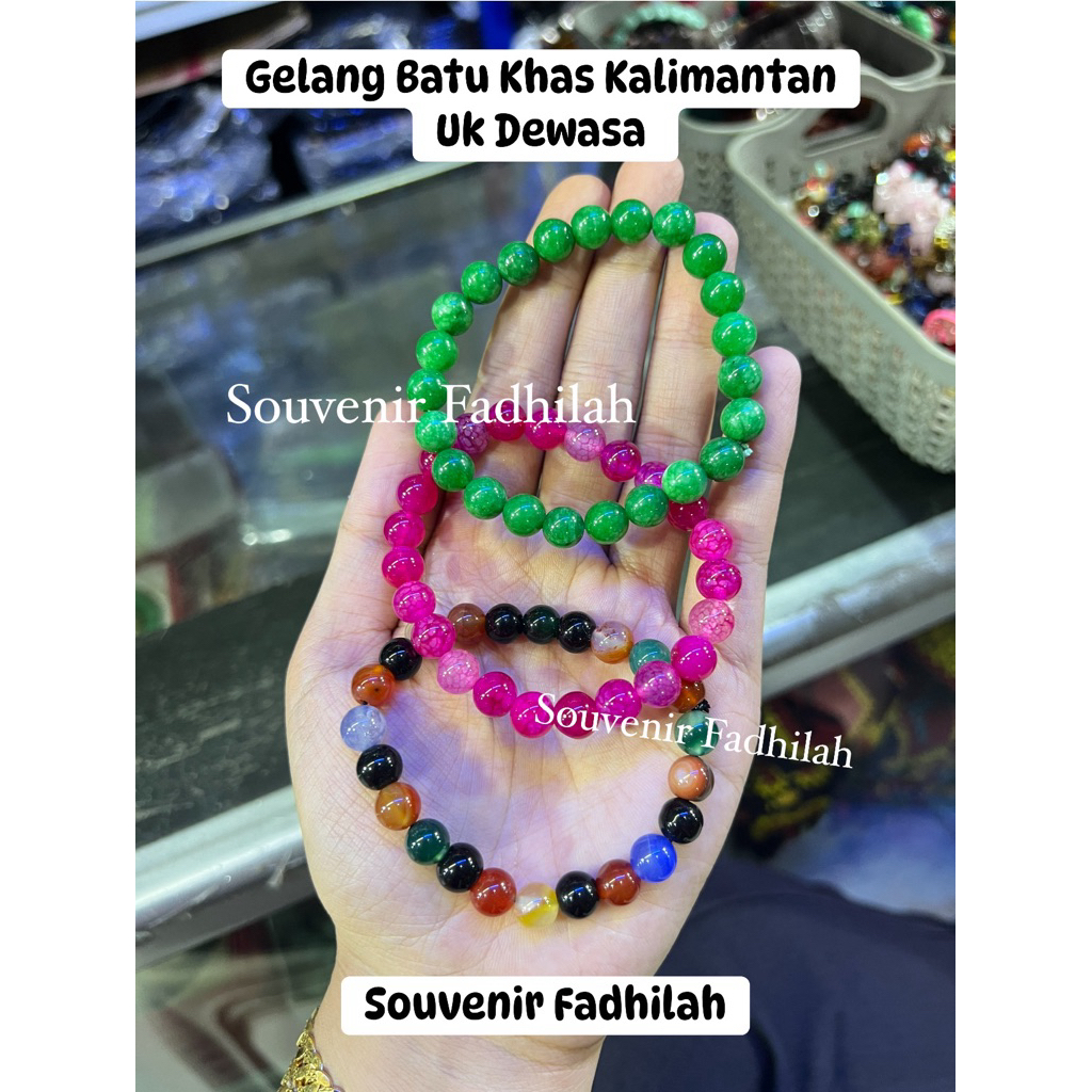 Gelang Batu Khas Kalimantan