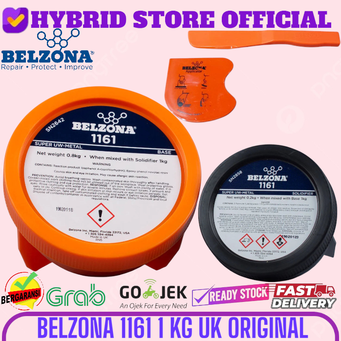 BELZONA 1161 SUPER UW-METAL (1.000 Gr) - BELZONA 1161 1KG MADE IN UK ORIGINAL