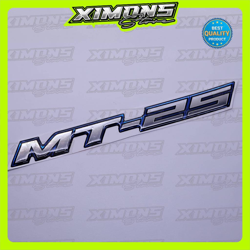 Emblem yamaha mt 25 / emblem timbul yamaha mt 25 / emblem mt 25 / emblem yamaha mt 25 / stiker logo 