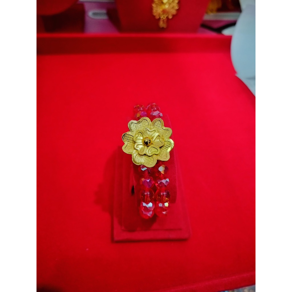 Gelang wanita pandora lapis emas