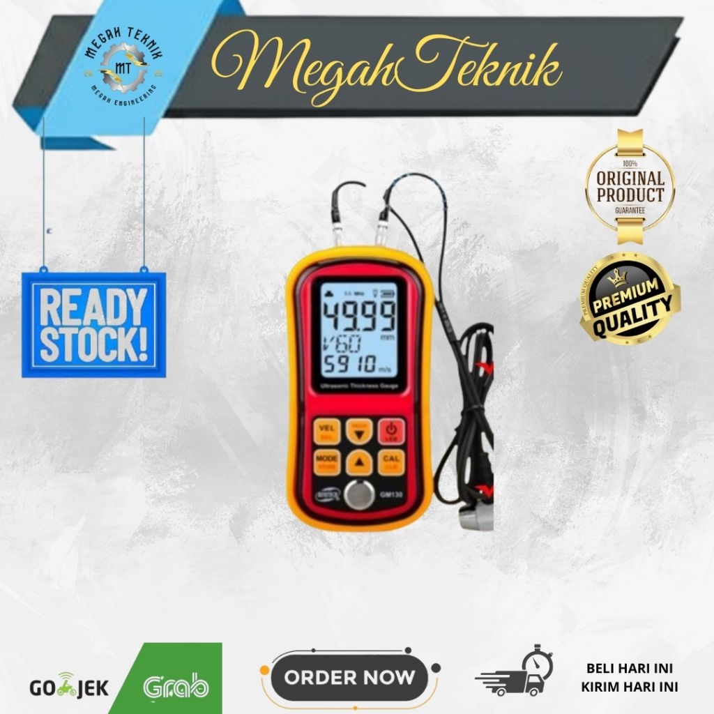 BENETECH Tester GM-100 Ultrasonic Thickness Gauge GM100