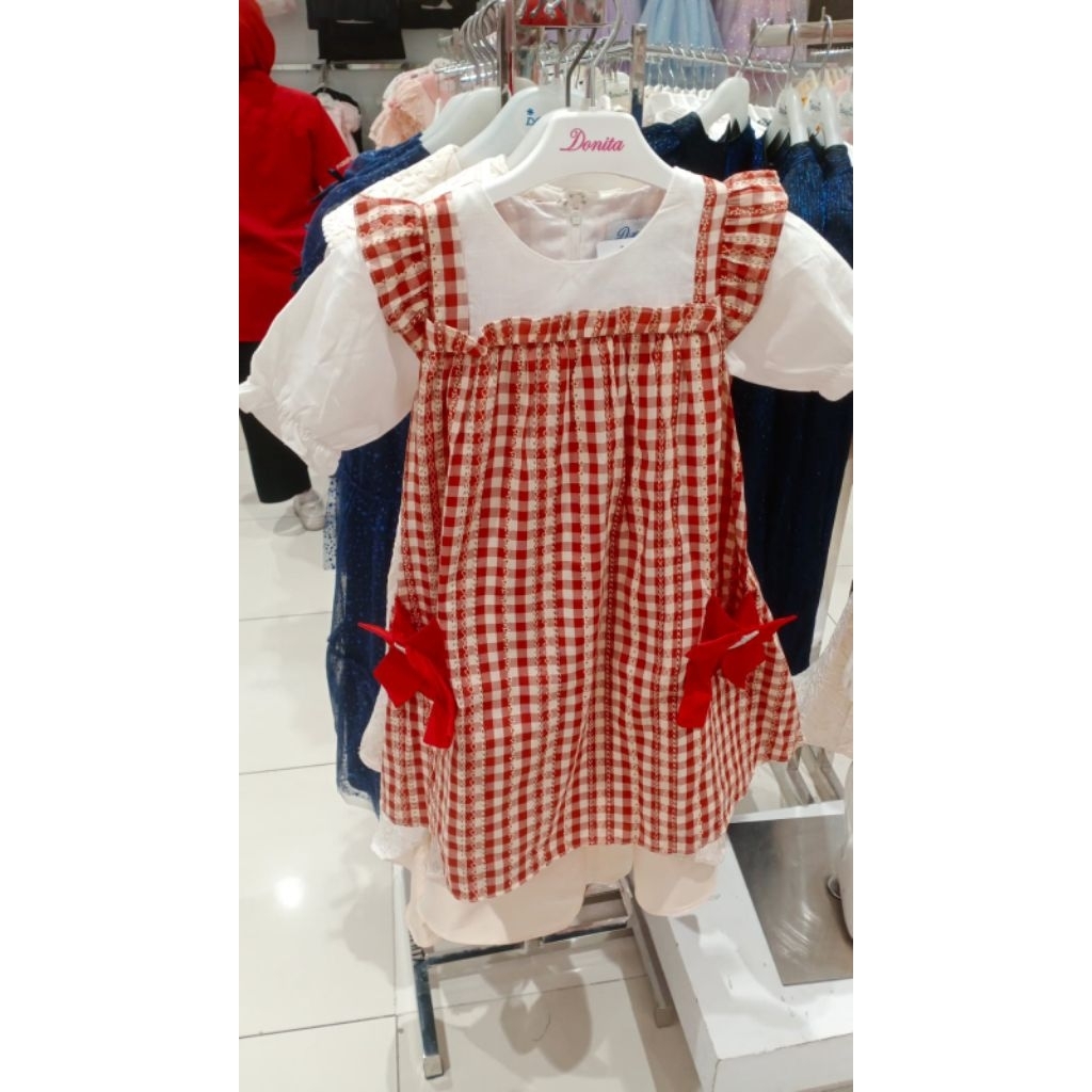 Dress anak perempuan Donita/new