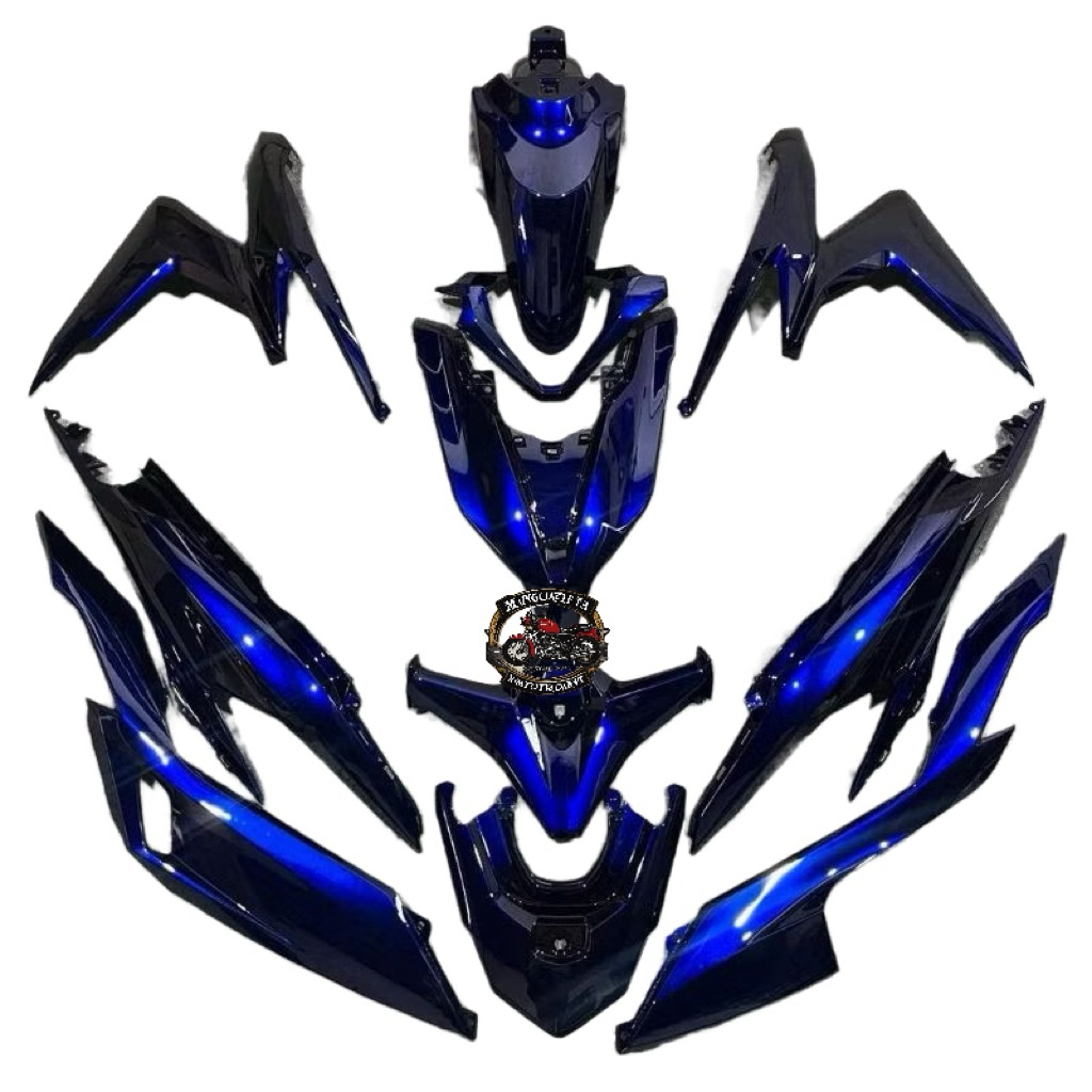 COVER BODY HALUS FULLSET VARIO 125 150 NEW LED MOONLIGHT BLUE