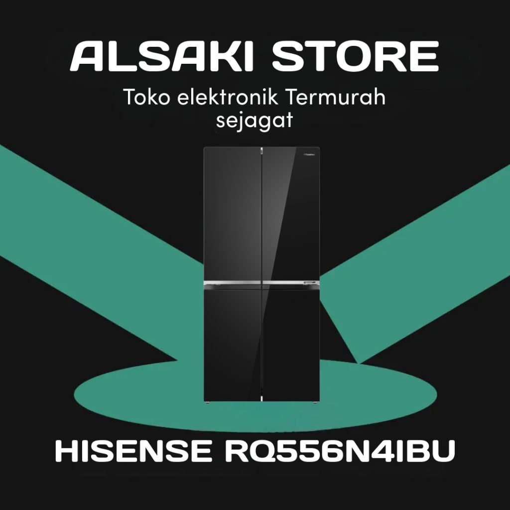 HISENSE KULKAS MULTIDOOR REFRIGERATOR RQ556N4IBU