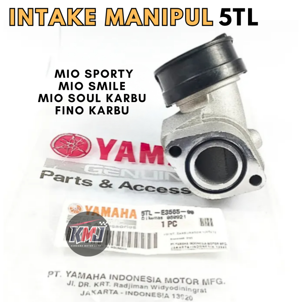 5TL-E3585-00 Intake Manipol 5TL Yamaha Mio Smile Mio Soul Karbu Mio Karbu Fino Karbu Original