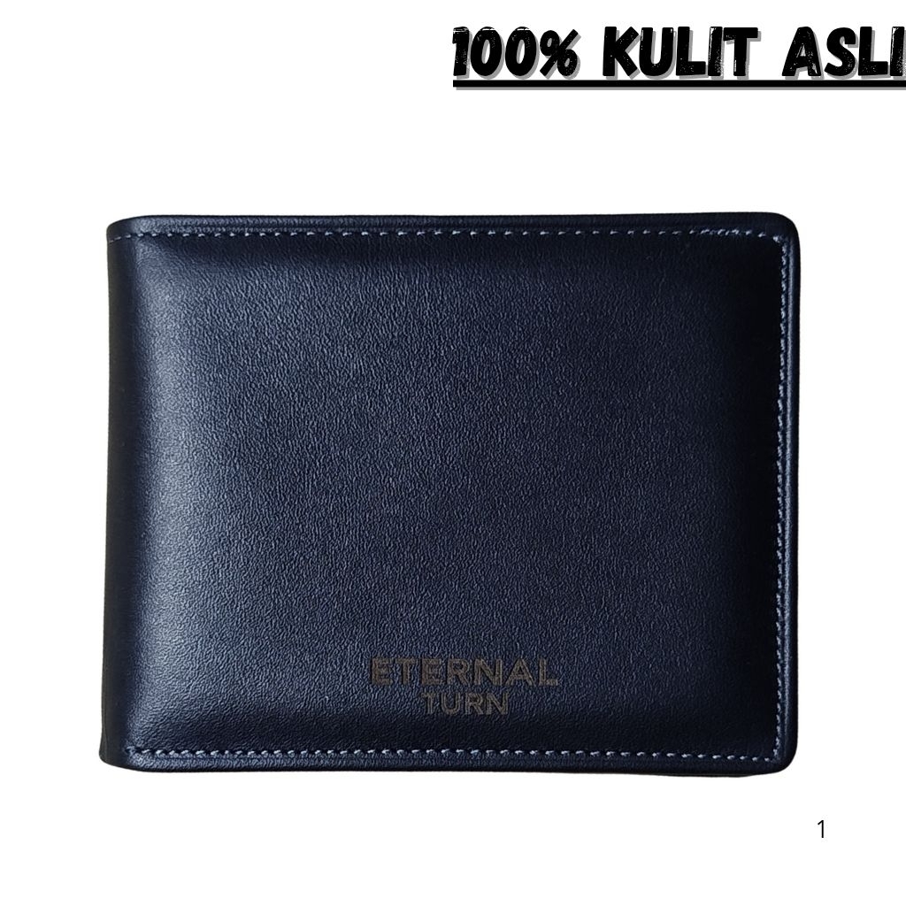 dompet pria, dompet kulit, dompet cowok, elegan, lipat, tipis, panjang, muat kartu, muat uang, minim