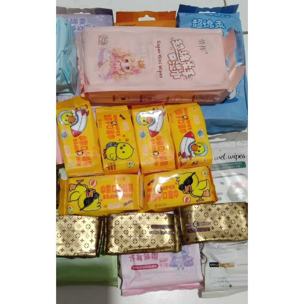 Tisu Basah Mini Tisu Basah Mini Travel