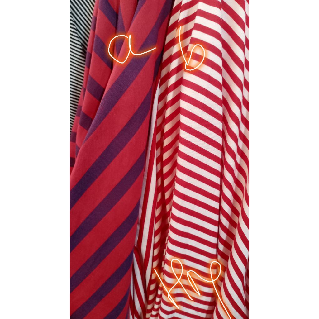 kain katun motif salur