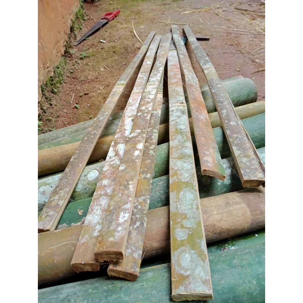 Bilah Bambu Petung serat merah 2x120cm Arku Layangan /1pcs