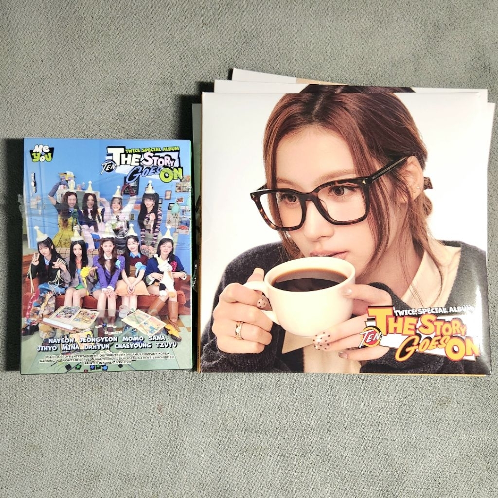 (+ POSTER/ NOT) TWICE Album Only - TEN : The Story Goes On This is For /Guess My Strategy / With You