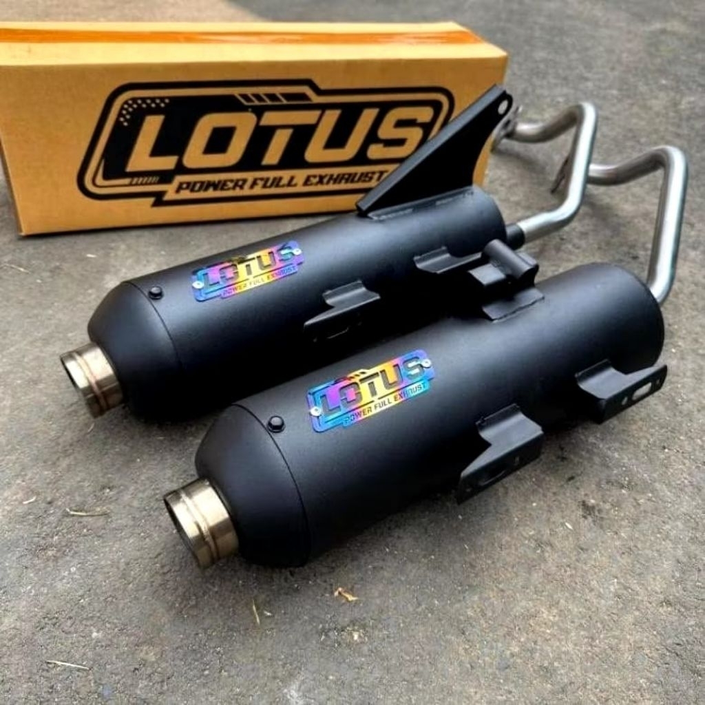 Knalpot SHIJIRO LOTUS Model SHIJIRO Moncong SHIJIRO Beat karbu deluxe beat esp Vario Mio Scoopy dll