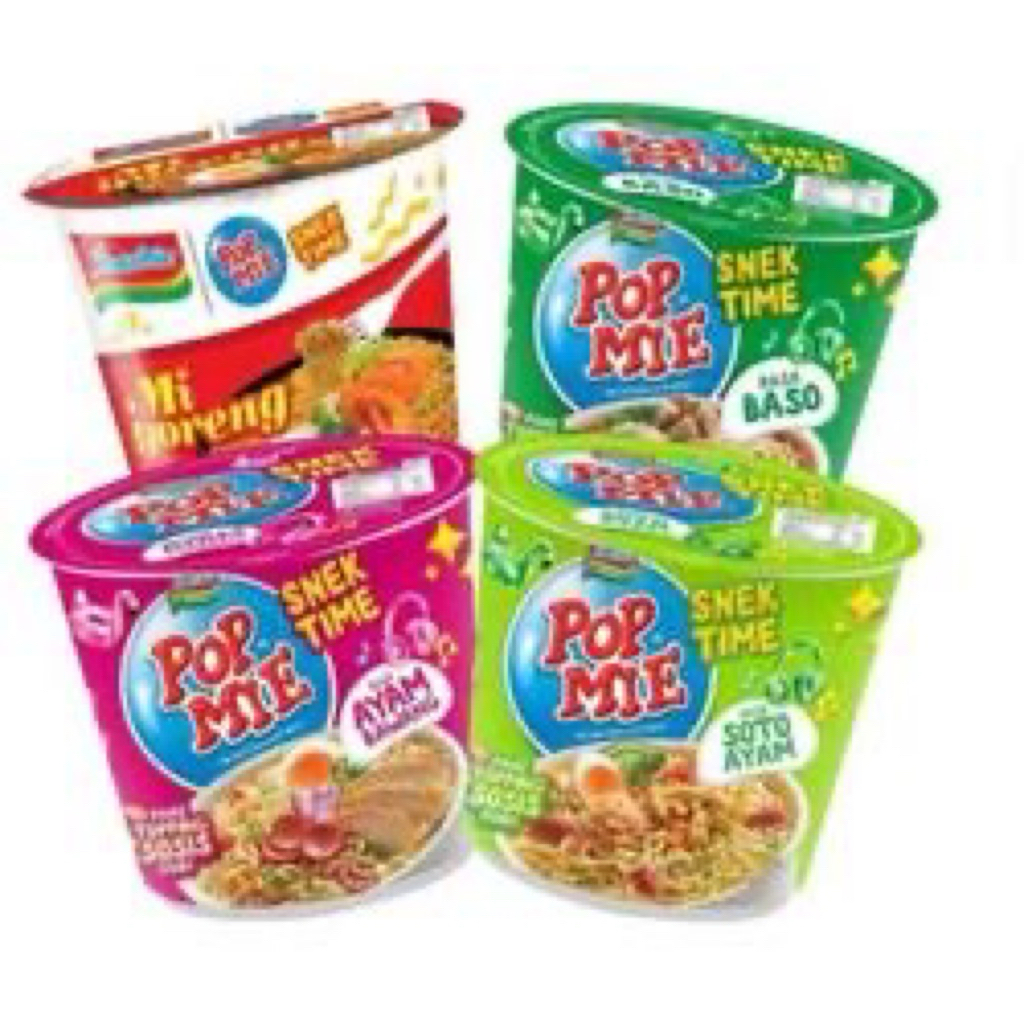 (1 DUS ISI 12 PCS) POP MIE MINI BASO / SOTO / AYAM BAWANG / GORENG