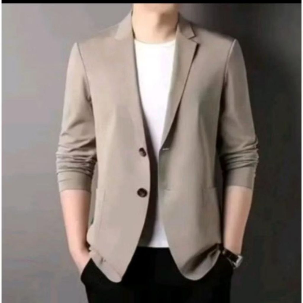 jas pria premium terbaru,blazer cowok elegan,jas semi formal,jas pria model terbaru ,blazer pria cas