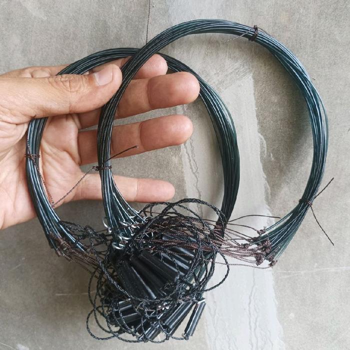 bonus lonceng 4 meter racik 42 lubang jerat gantung ruak kareo padi racik ruak ruak tali jerat kareo