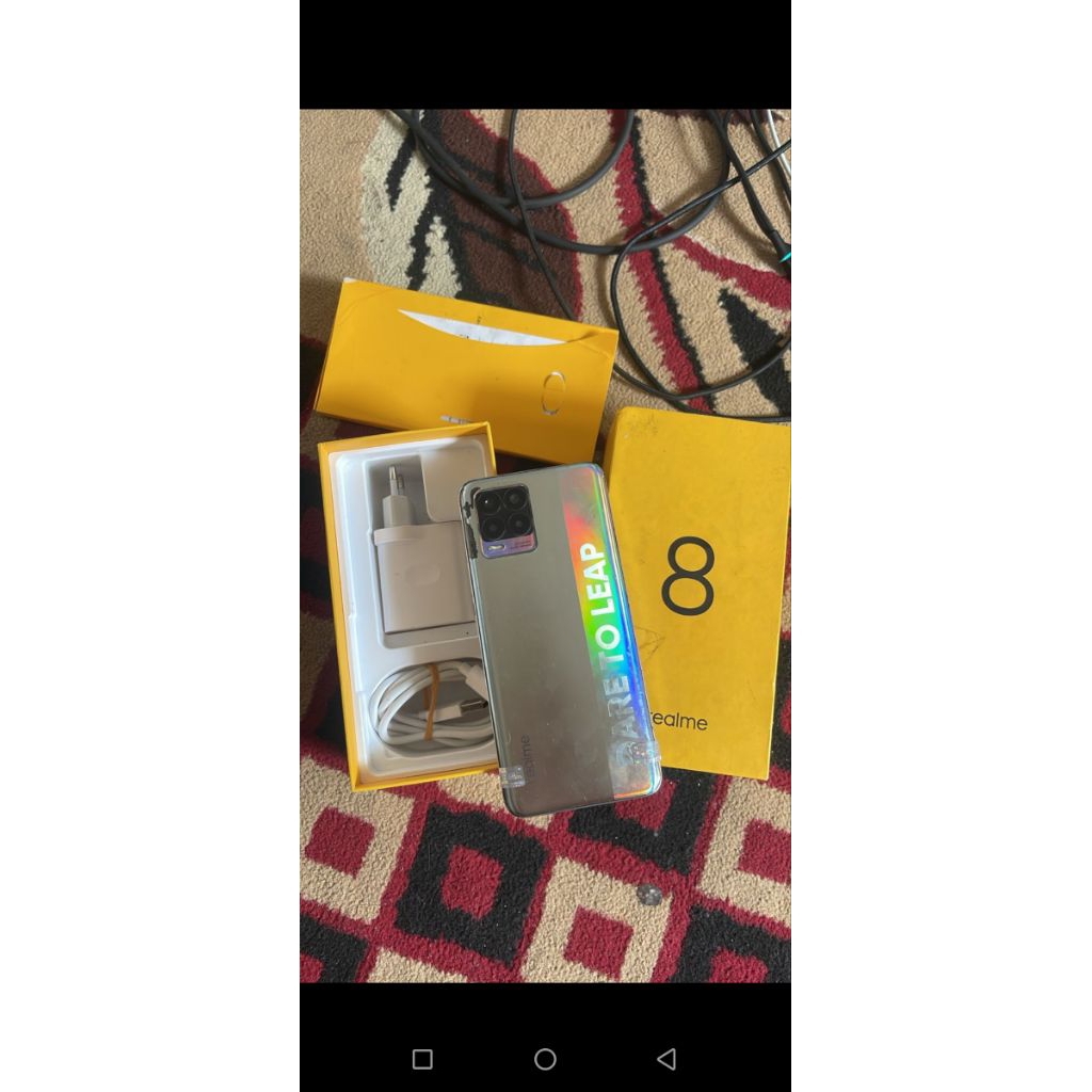 realme 8 ram 8/128 fullset
