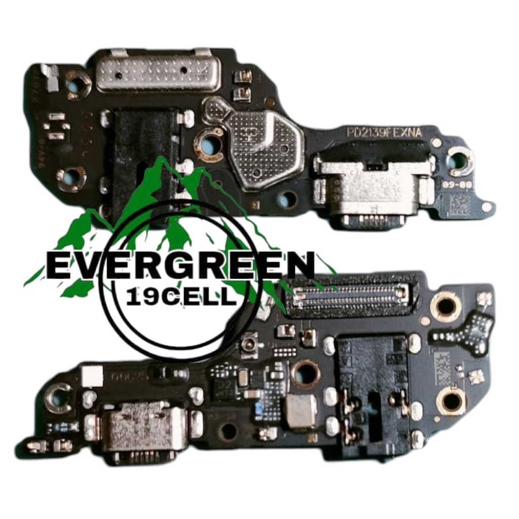 PAPAN PCB KONEKTOR CHARGER VIVO Y33S 5G + CON H/F + MIC KONEKTOR CAS VIVO Y33S 5G