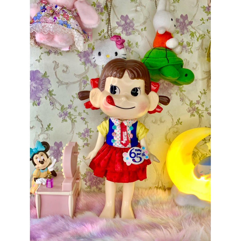 Boneka Peko Chan Milky 65th Anniversary ( Hard Toys Artikulasi )