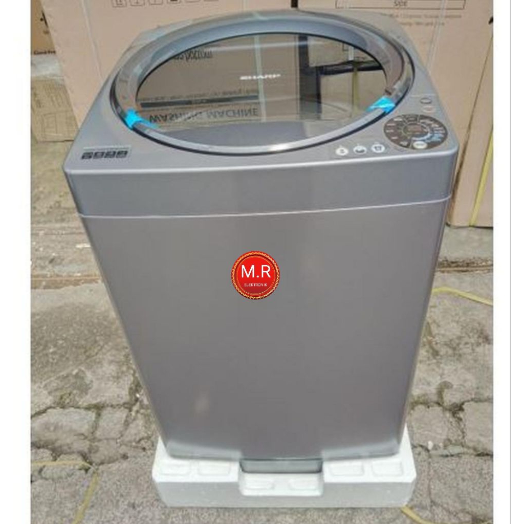 MESIN CUCI SHARP 11 KG OTOMATIS ES-M1108TSAK BLACK GARANSI RESMI 5 TAHUN