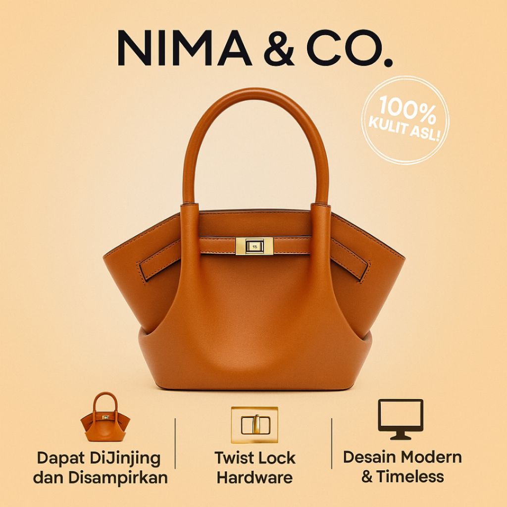 Arcelia Totebag Tas Wanita Kulit Asli