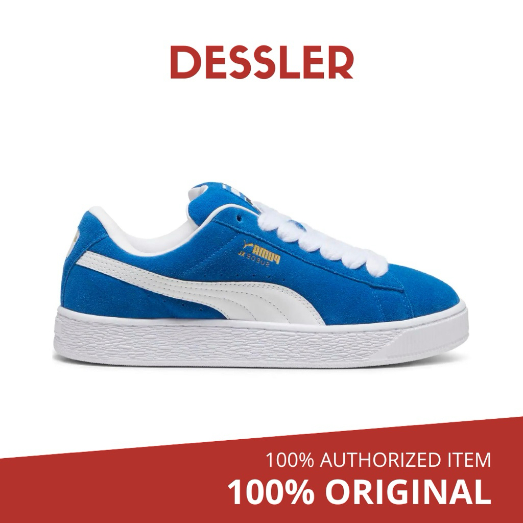 Puma Suede XL Team Royal White Blue 100% Original Resmi