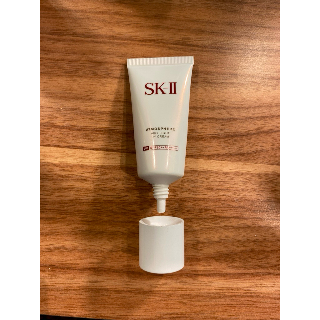 botol kosong atmosphere airy light uv cream skii