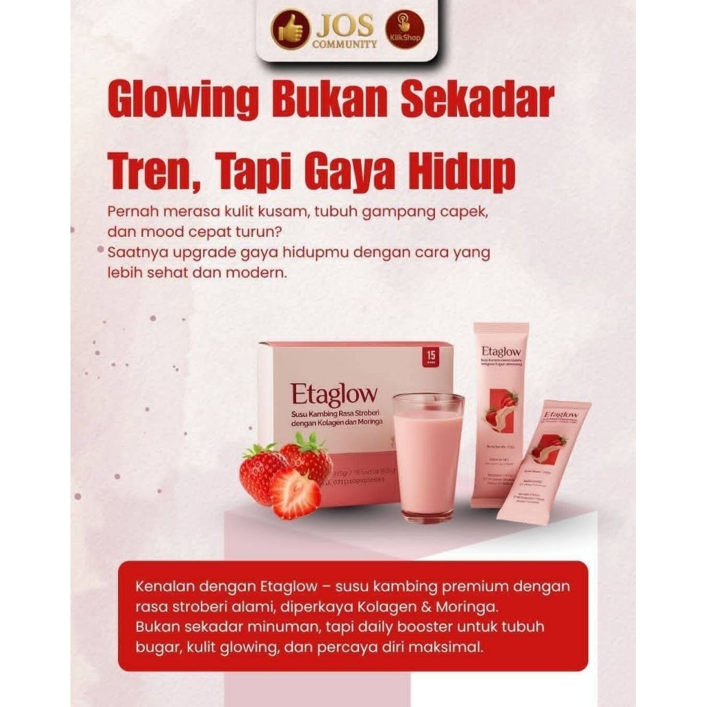 MINUMAN COLAGEN ETAGLOW STRAWBERRY