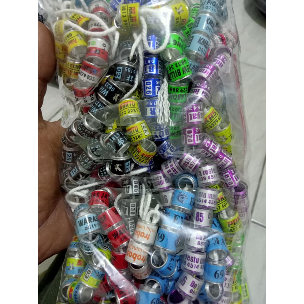 PUSAT RING RETURAN KRISTAL /BAJA BELAH DEWASA10biji RING MERPATI RETURAN TIDAK BISA REQUEST NAMA..
